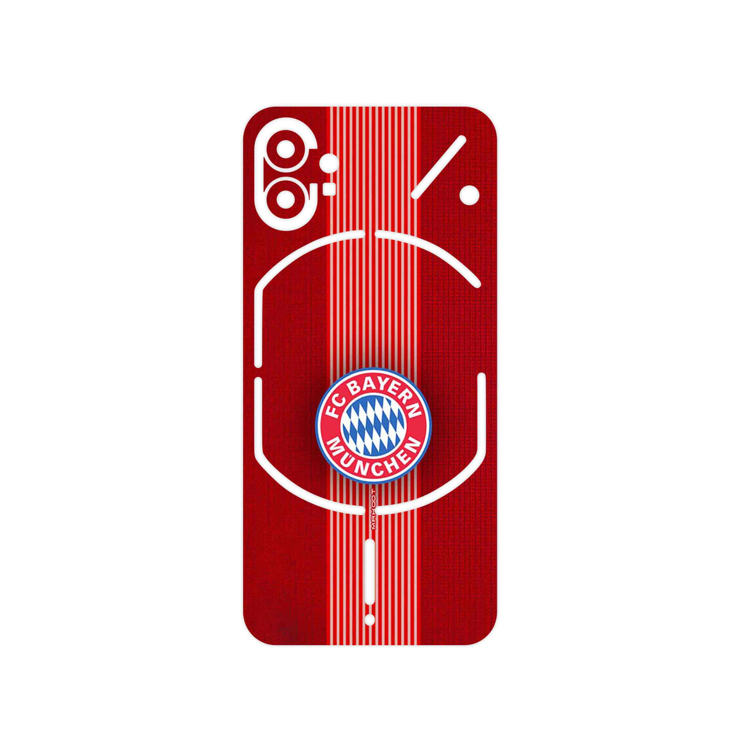 برچسب پوششی ماهوت مدل Bayern_Munchen مناسب برای گوشی موبایل ناتینگ Phone 1