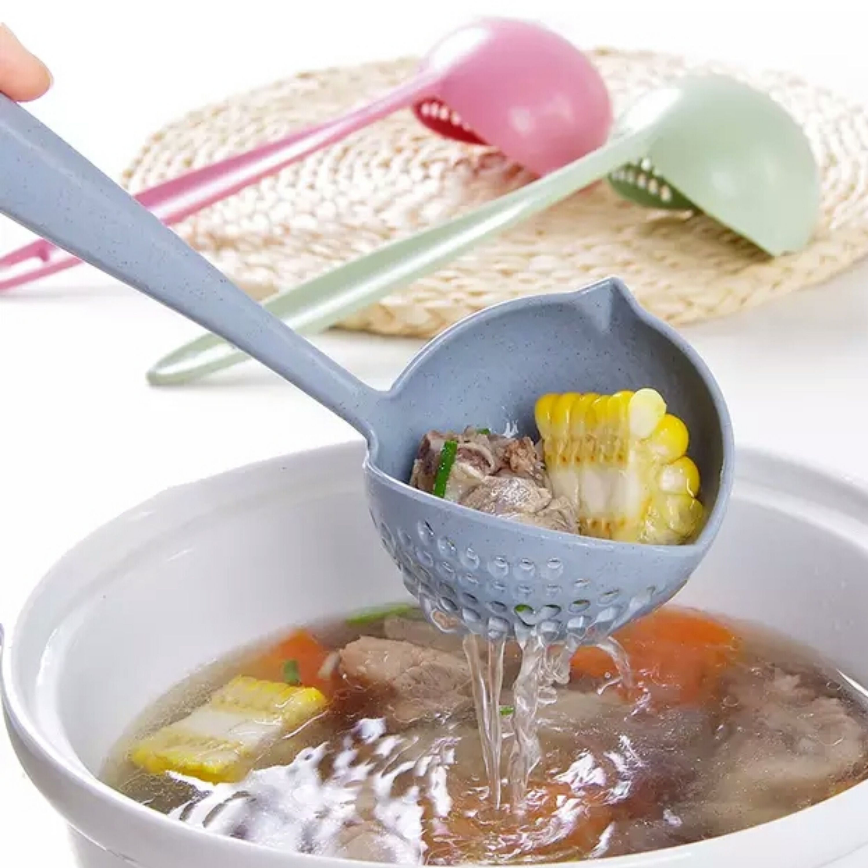 ملاقه ی 2 کاره آبکش دار