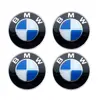 آرم کاپ رینگ خودرو آراکس یدک مدل AY-3484 طرح بی ام و BMW بسته 4 عددی