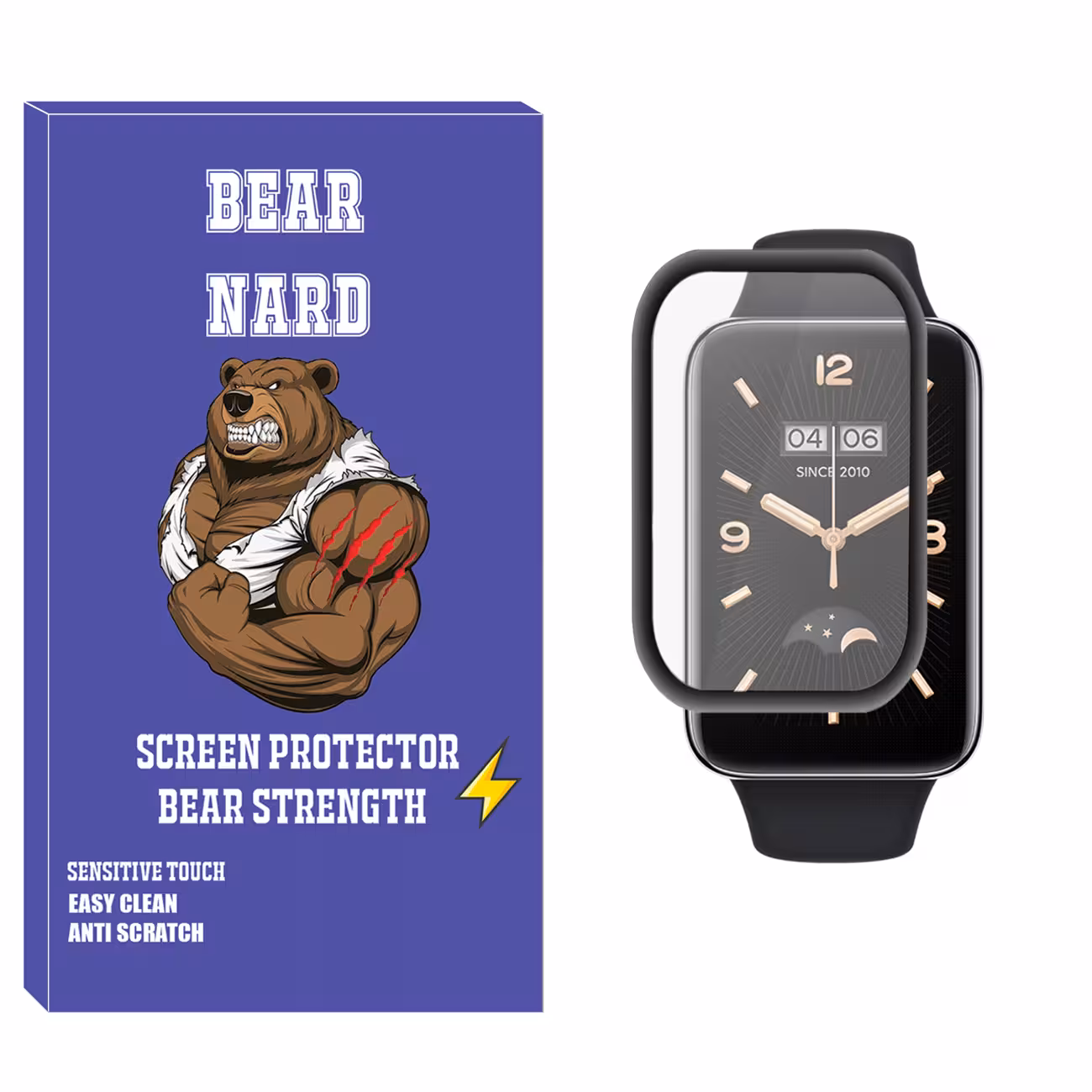 محافظ صفحه نمایش نانو برنارد مدل NBR مناسب برای ساعت هوشمند شیائومی Mi Band 7 Pro