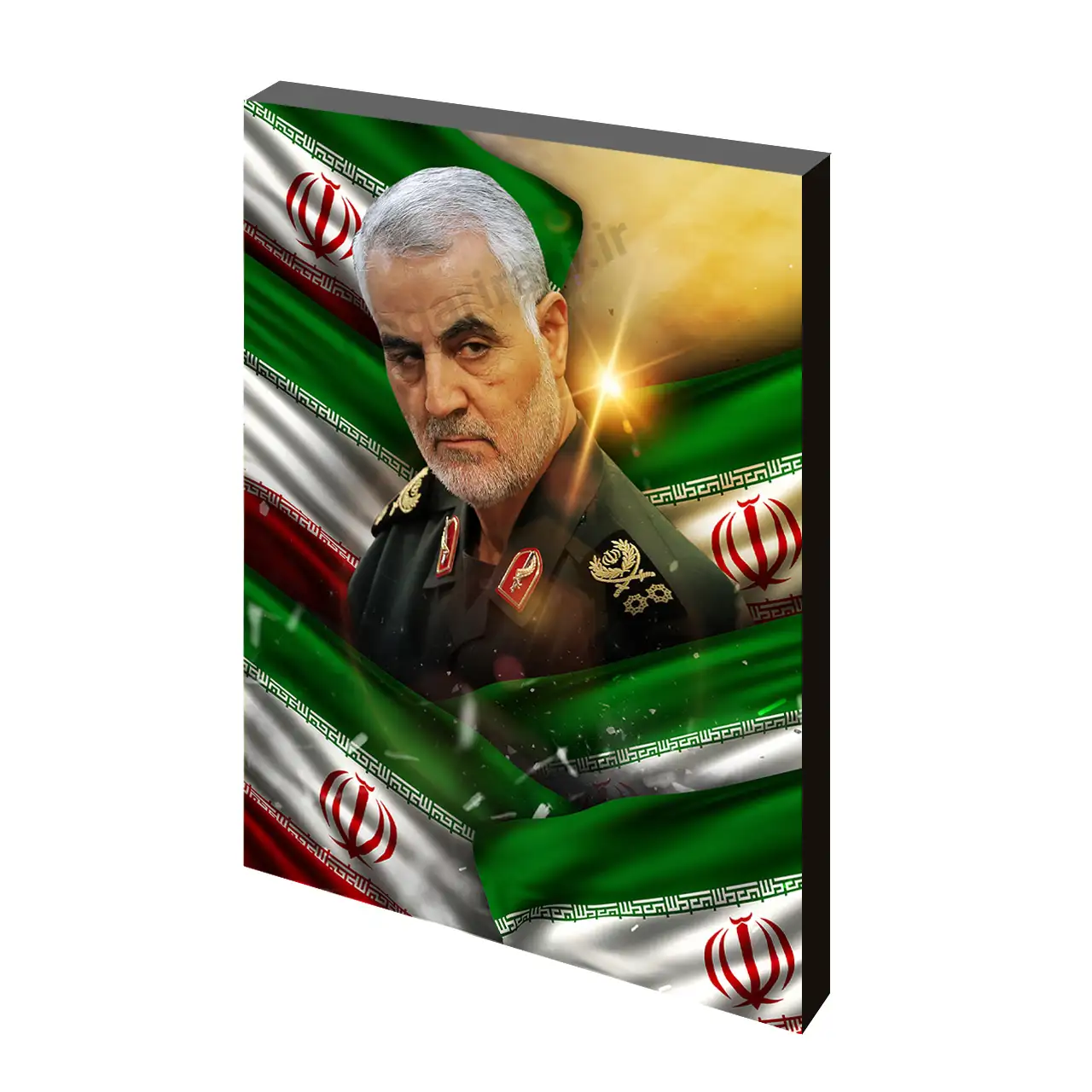 تابلو شاسی شهید حاج قاسم سلیمانی مدل 2ZG24