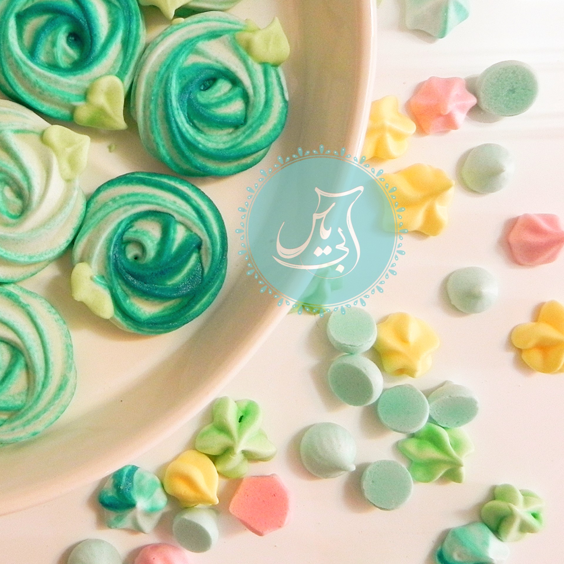 شیرینی مرنگ قندونی