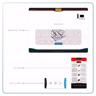 برچسب پوششی ماهوت مدل Nastaliq-2 مناسب برای تبلت اپل iPad Pro 10.5 2017 A1709