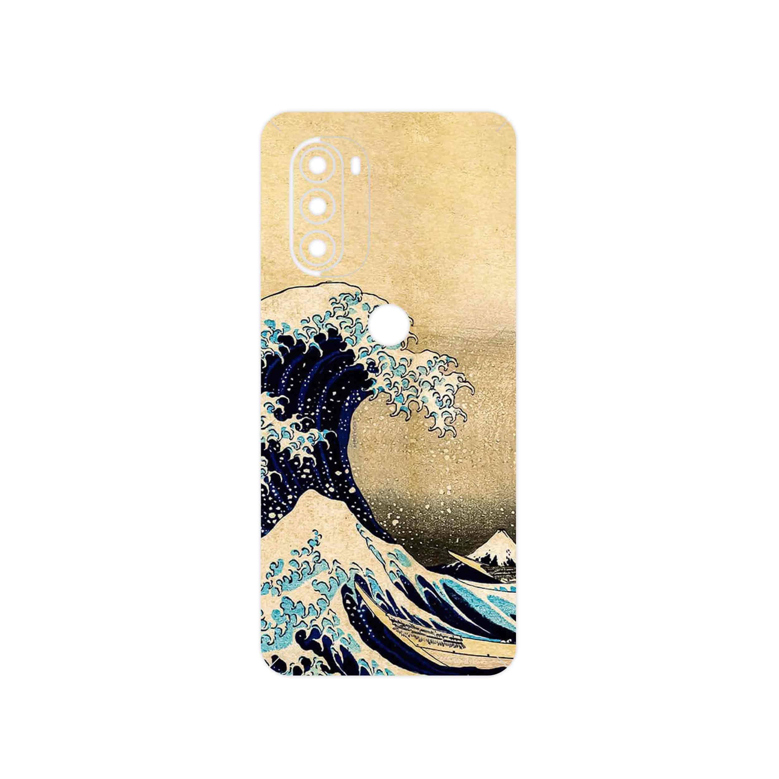 برچسب پوششی ماهوت مدل The Great Wave off Kanagawa of Hokusai مناسب برای گوشی موبایل موتورولا Moto G51 5G