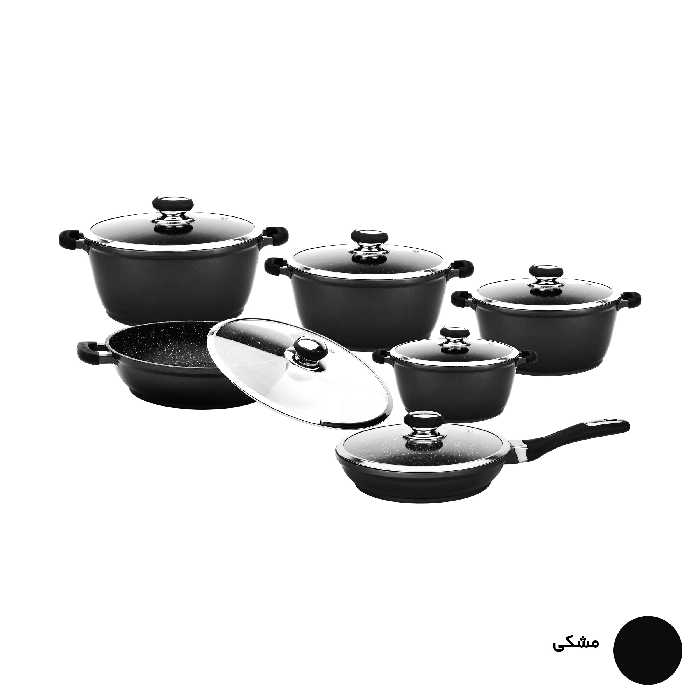 سرویس پخت و پز 12 پارچه زرساب مدل گریپ