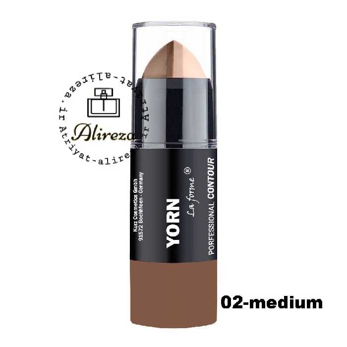 یورن کانتور حرفه ای دورنگ 7 گرم کد 02 MEDIUM