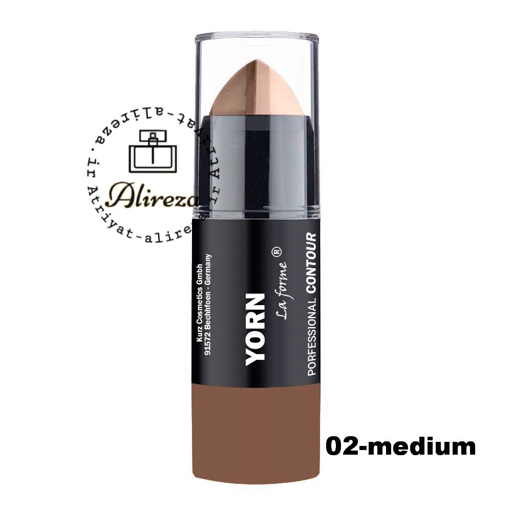 یورن کانتور حرفه ای دورنگ 7 گرم کد 02 MEDIUM