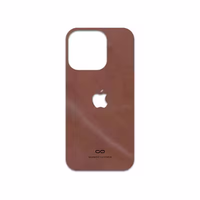 برچسب پوششی ماهوت مدل Matte-Natural-Leather مناسب برای گوشی موبایل اپل iPhone 14 Pro