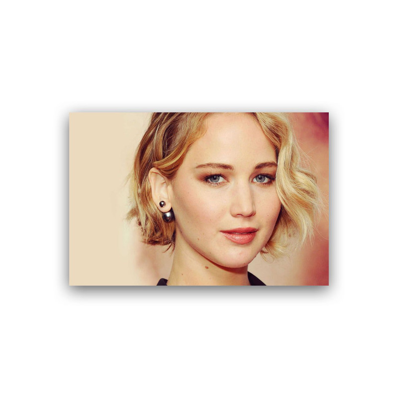 تابلو شاسی طرح جنیفر لارنس مدل BS00378 | دنیای قاب