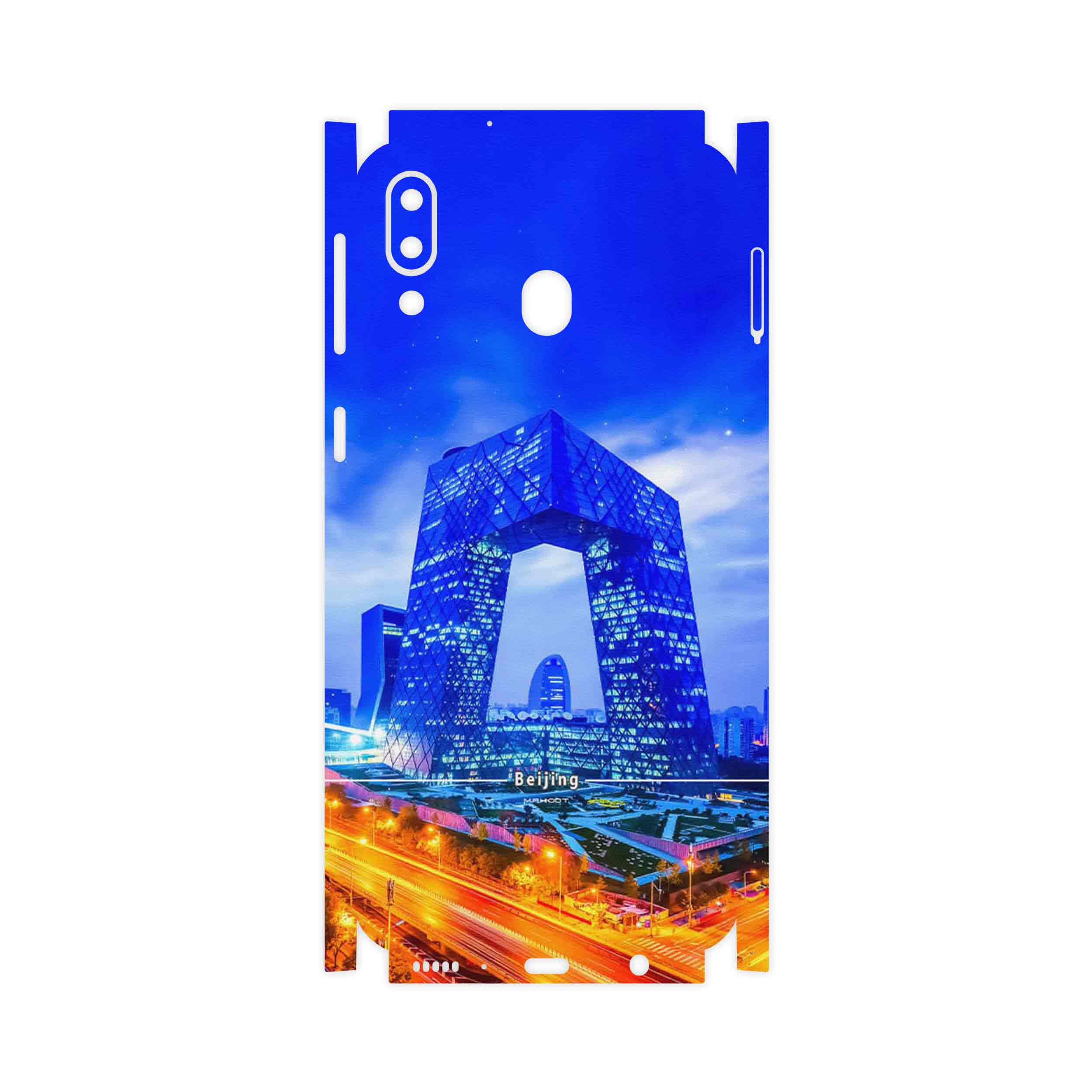 برچسب پوششی ماهوت مدل Beijing city-FullSkin مناسب برای گوشی موبایل سامسونگ Galaxy M20