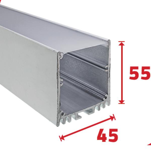 لاینر نوری روکار R701 - یراقینو فروش یراق آلات کابینت و درب