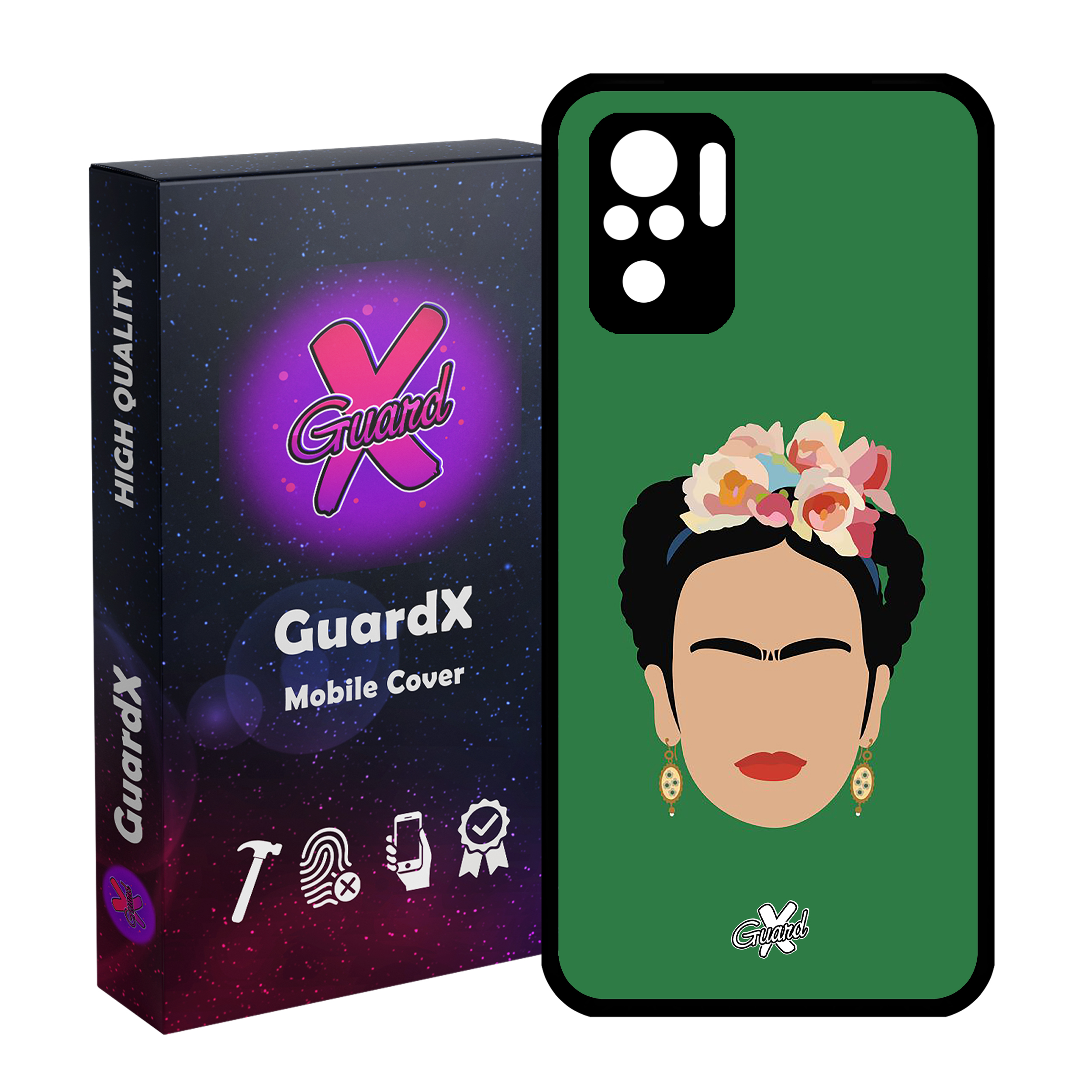 کاور گارد ایکس طرح Frida مدل Glass10133 مناسب برای گوشی موبایل شیائومی Redmi Note 10 4G / Note 10S