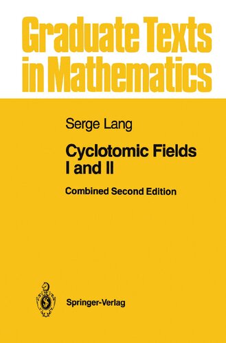 خرید و دانلود نسخه کامل کتاب Cyclotomic Fields I and II