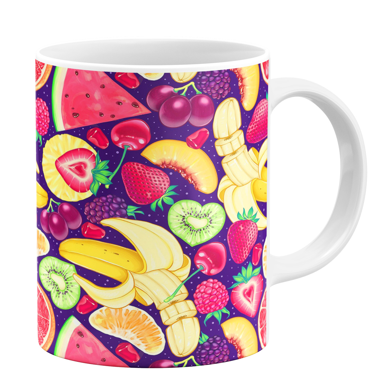 ماگ طرح میوه ها کد 110264