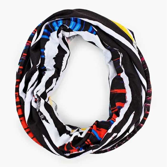 دستمال سر و گردن باف مدل Streaks Multi