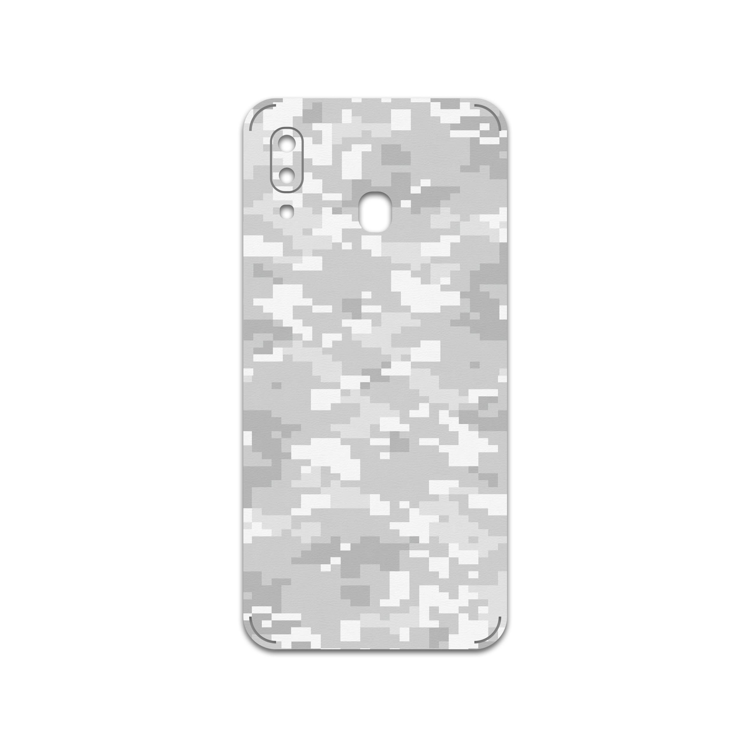 برچسب پوششی ماهوت مدل Army-Snow-Pixel مناسب برای گوشی موبایل سامسونگ Galaxy A20