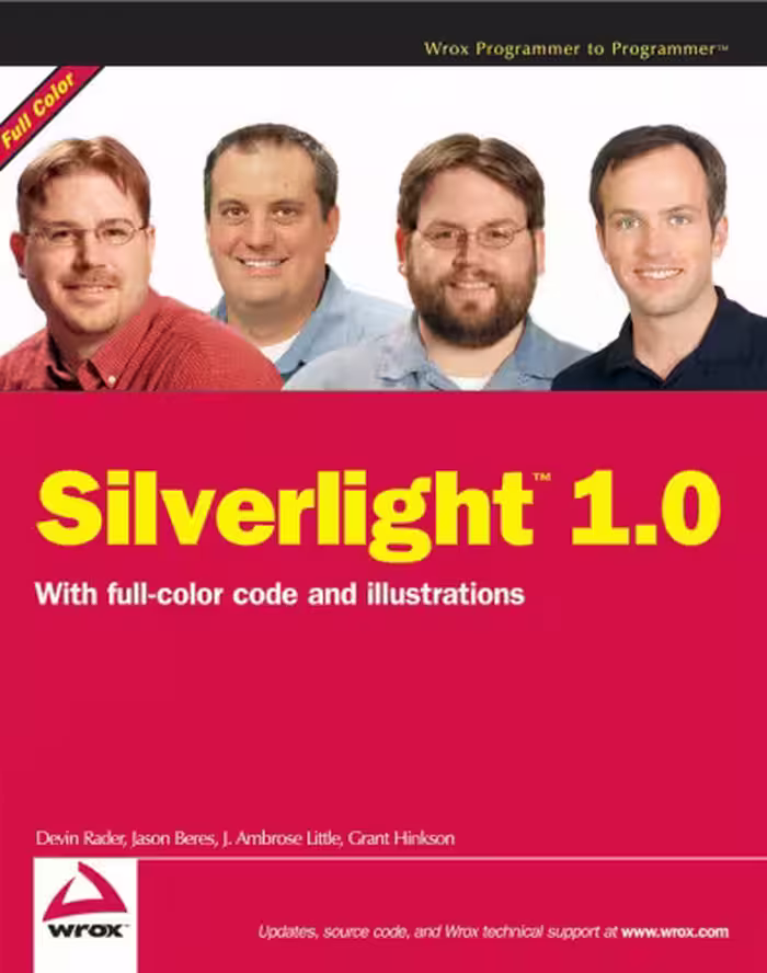 خرید و دانلود نسخه کامل کتاب Silverlight 1.0