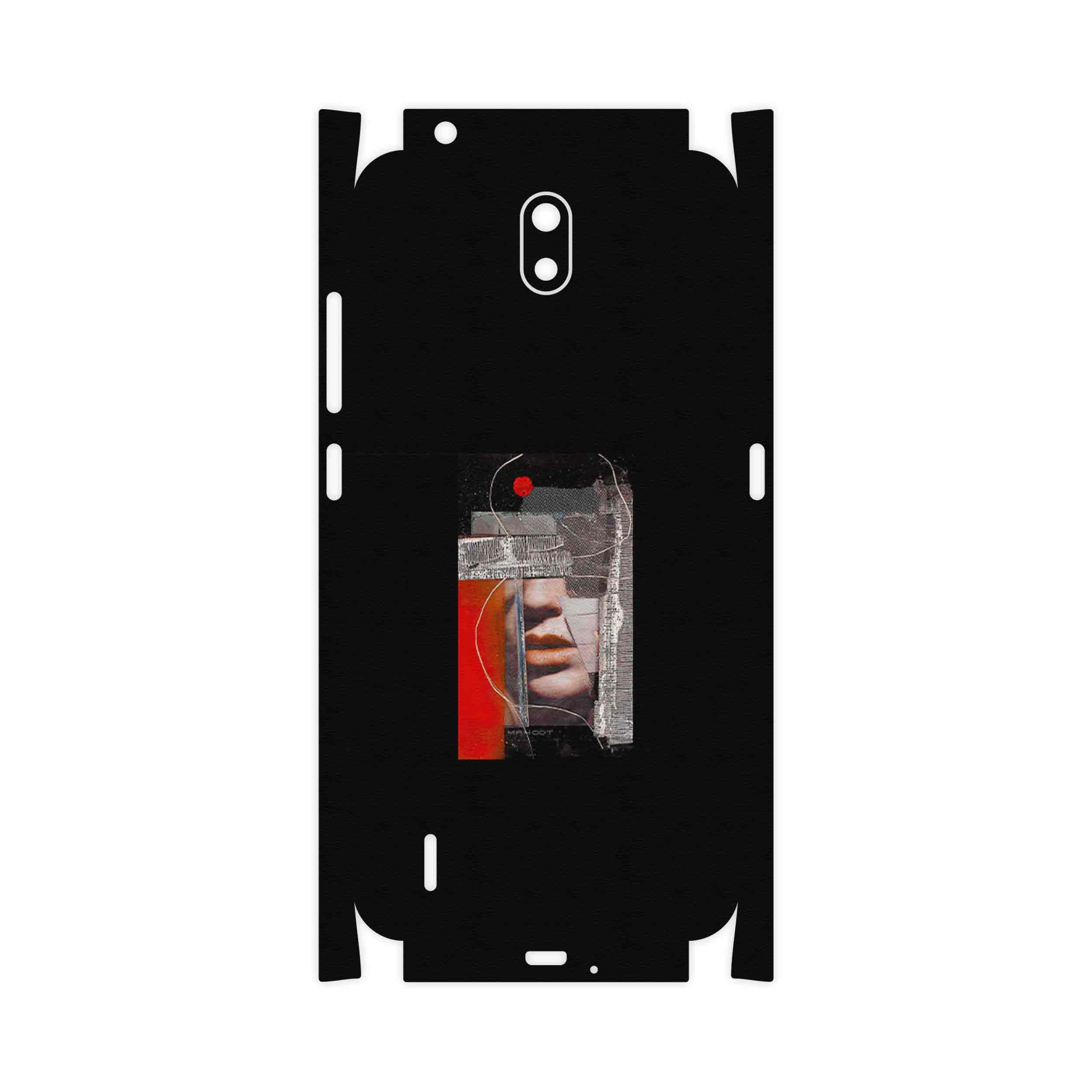 برچسب پوششی ماهوت مدل Collage of Mouth-FullSkin مناسب برای گوشی موبایل نوکیا C1