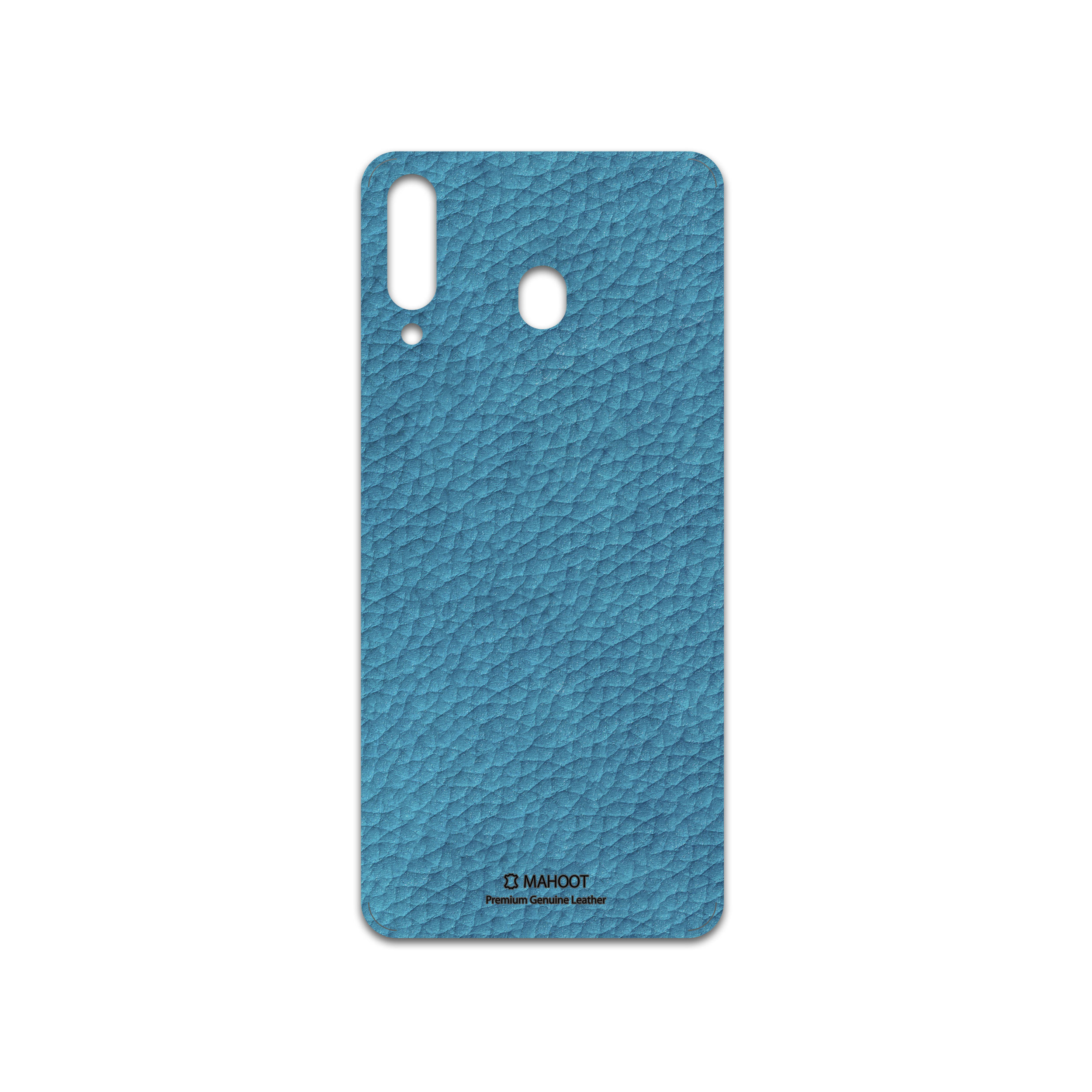 برچسب پوششی ماهوت مدل Blue-Leather مناسب برای گوشی موبایل سامسونگ Galaxy M30