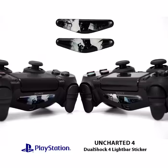 برچسب لایت بار دسته پلی استیشن ۴ آی گیمر طرح Uncharted بسته 4 عددی