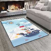 فرشینه طرح کلاغ ها در حال ماهیگیری CS-1221a