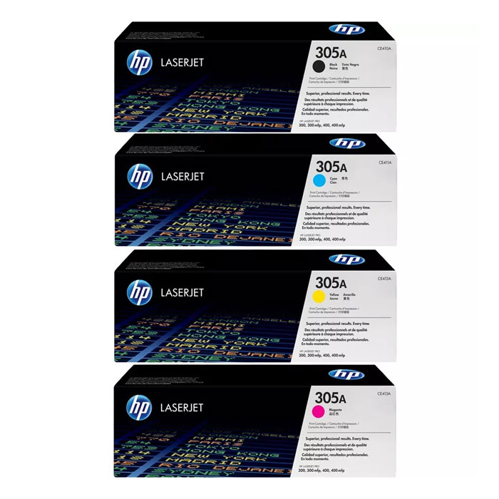 تونر کارتریج لیزری رنگی اچ پی 305A