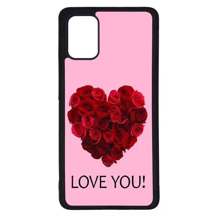 کاور طرح LOVE YOU کد G-031 مناسب برای گوشی موبایل سامسونگ Galaxy A71 | دیجی قاب دونی