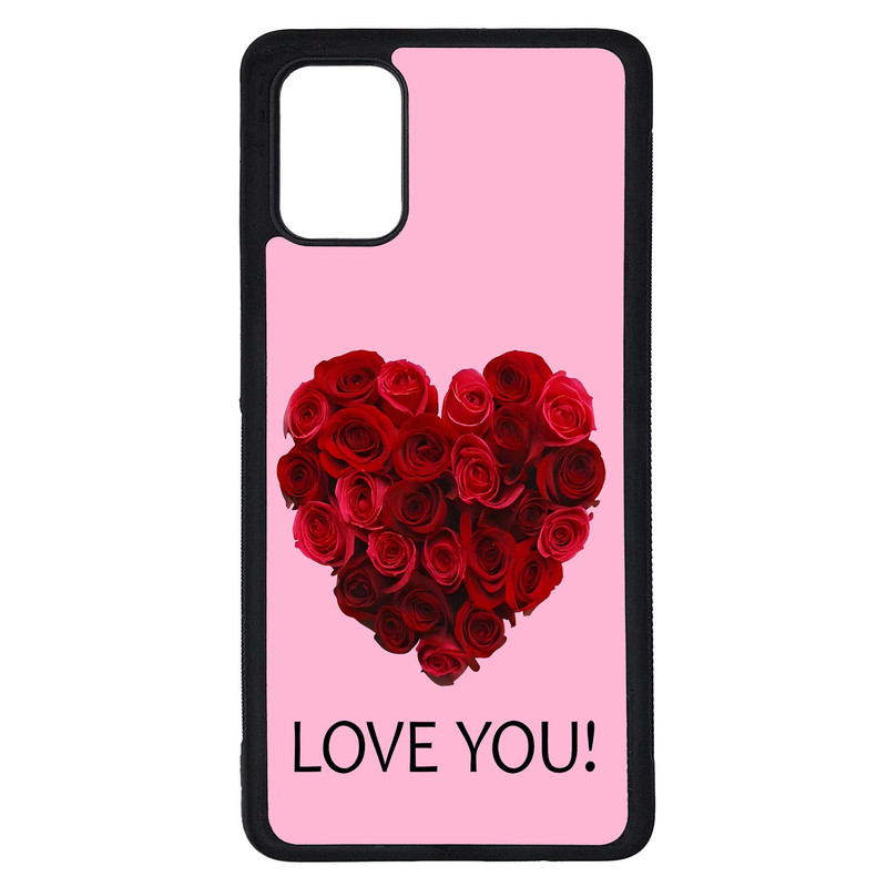 کاور طرح LOVE YOU کد G-031 مناسب برای گوشی موبایل سامسونگ Galaxy A71 | دیجی قاب دونی