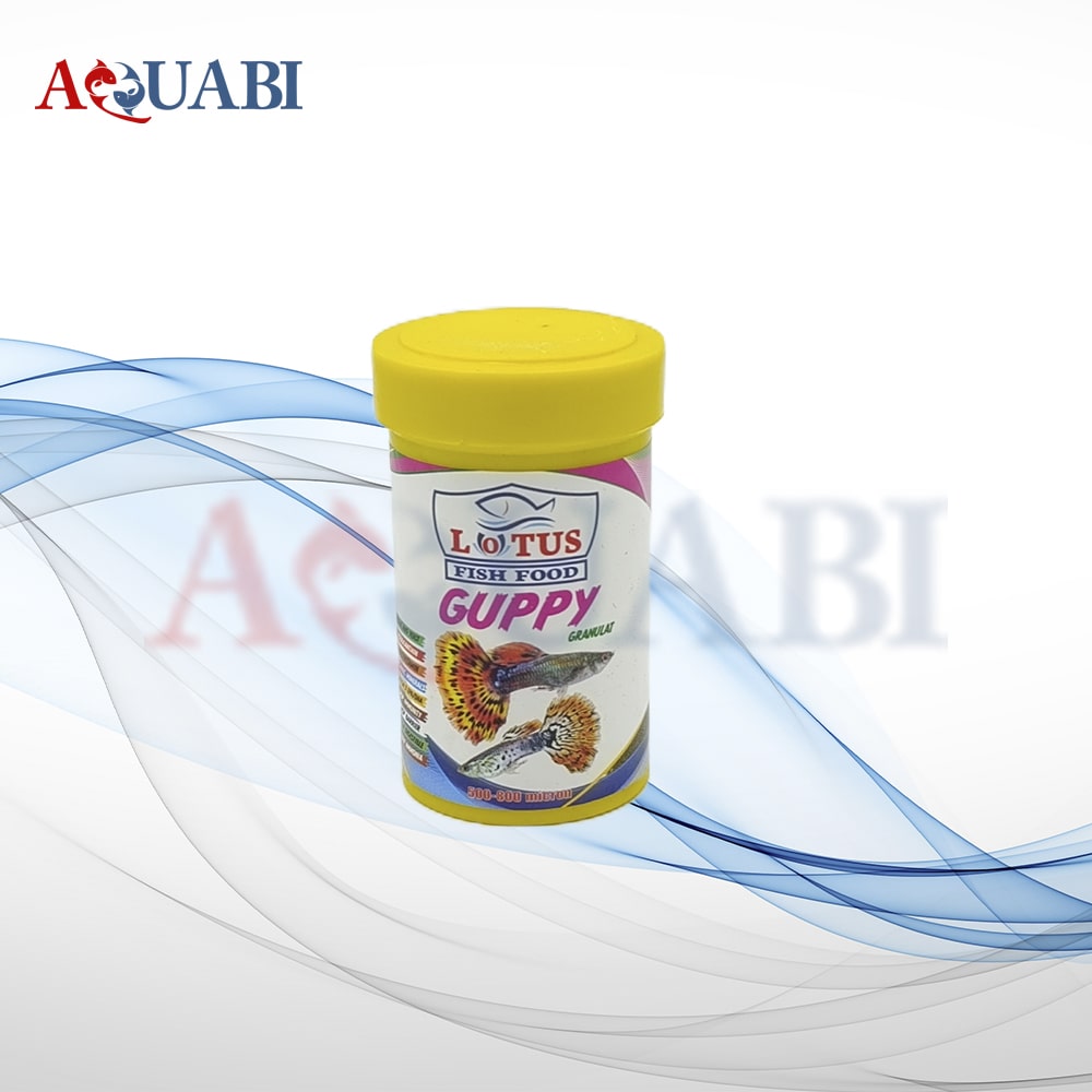 غذای ماهی گوپی 100ml لوتوس