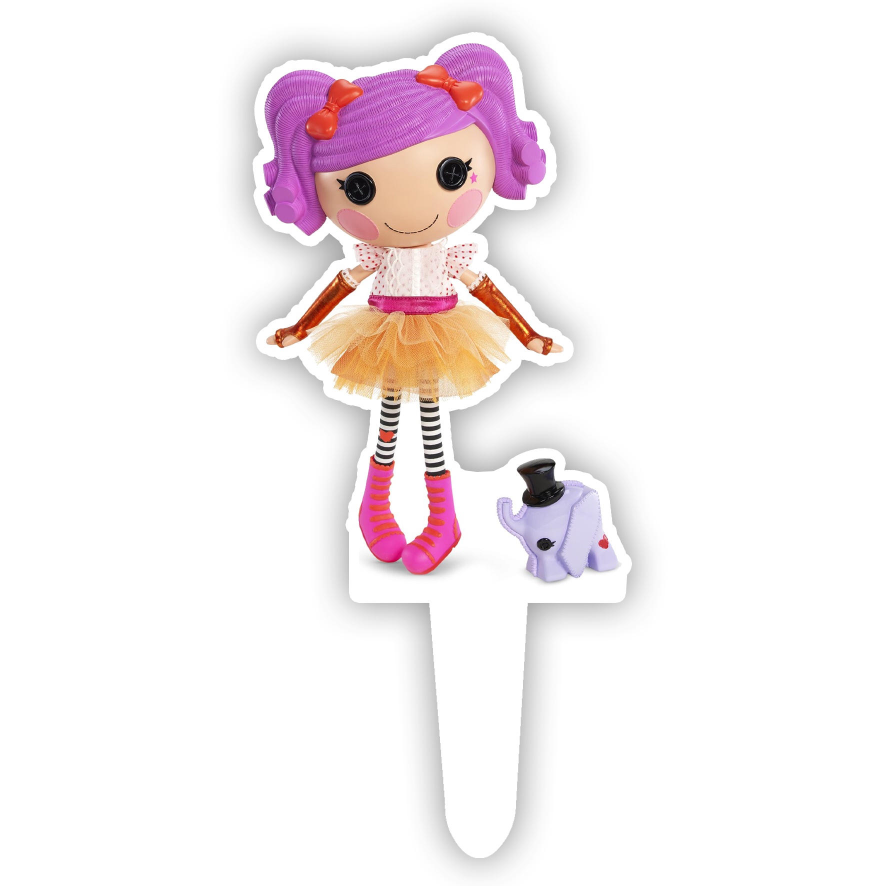  تاپر کیک طرح لالالوپسی کد R327