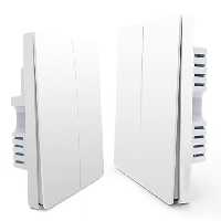 کلید هوشمند دو پل شیائومی Xiaomi QBKG03LM Aqara Wall Switch ZigBee Version