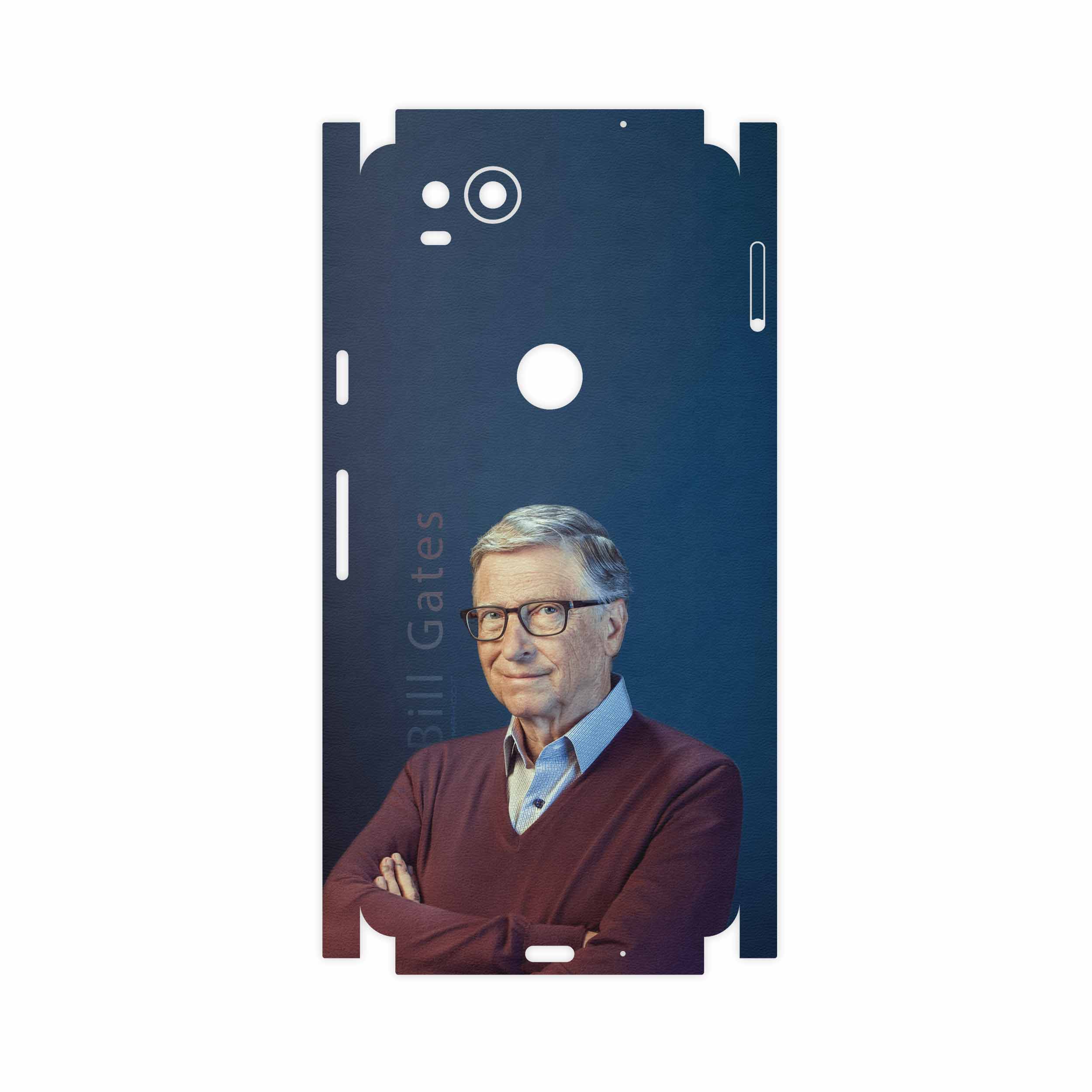 برچسب پوششی ماهوت مدل Bill Gates-FullSkin مناسب برای گوشی موبایل گوگل Pixel 2