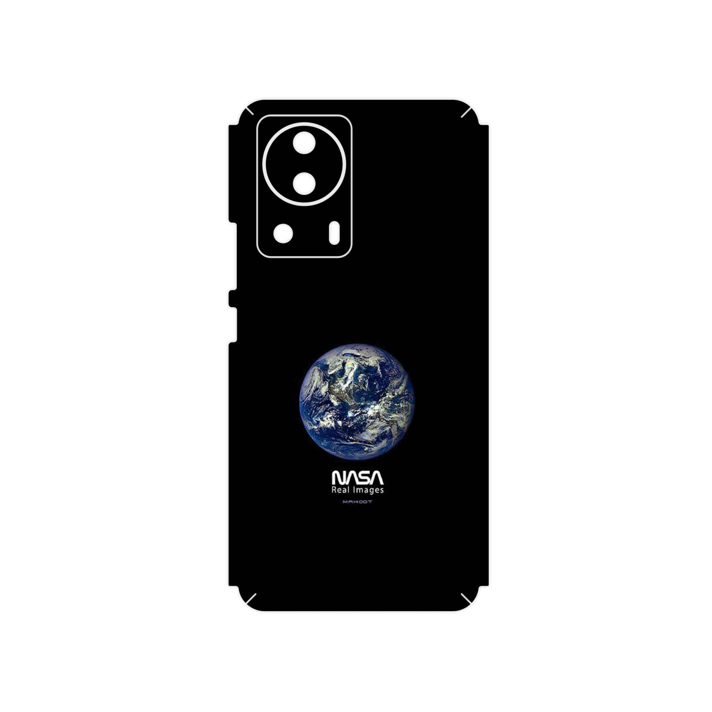 برچسب پوششی ماهوت مدل NASA Home Earth مناسب برای گوشی موبایل شیائومی 13 Lite