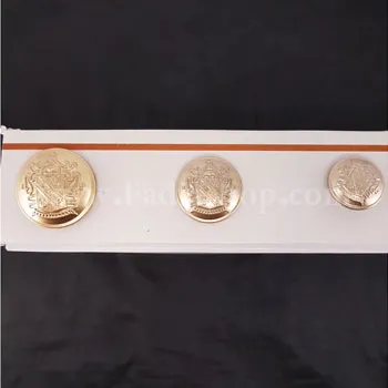 دکمه طرح فلز طلایی سایز 2