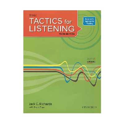 کتاب tactics for listening basic اثر Jack C. Richards انتشارات cambridge