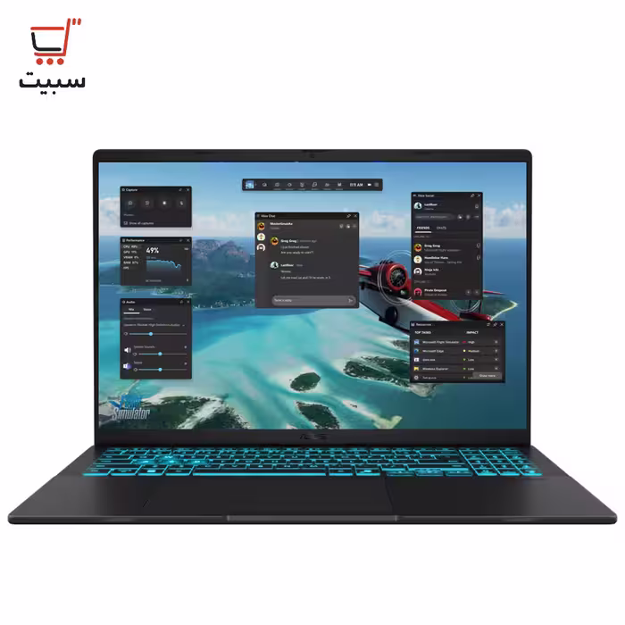 لپ تاپ 16 اینچی گیمینگ ایسوس مدل V16 2025 FX3607VU-EC