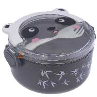 ظرف غذا یک طبقه 3073 طوسی سفید پاندا PANDA