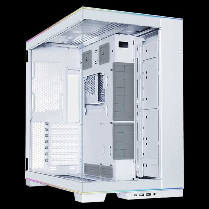 کیس گیمینگ لیان لی Lian Li O11 Dynamic Evo RGB رنگ سفید | فروشگاه گیمینگ تکاف