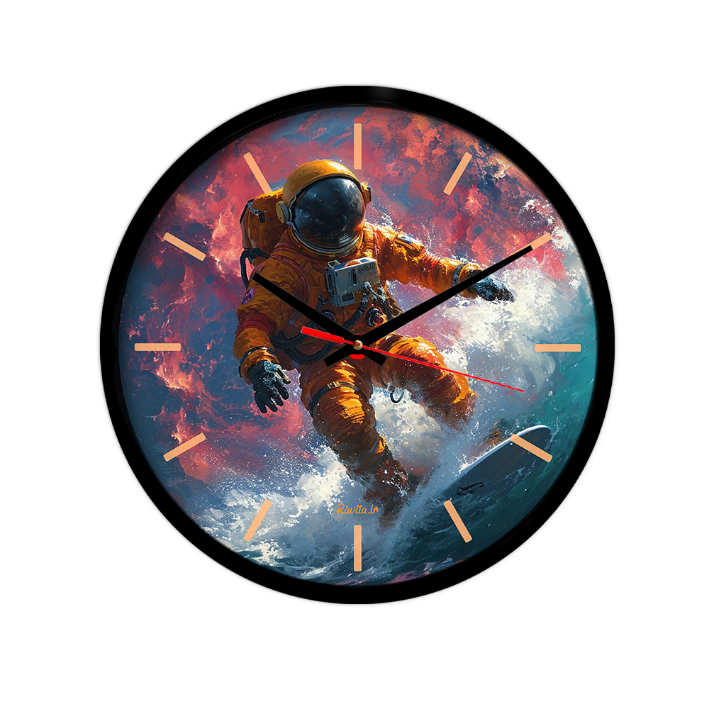 ساعت‌ دیواری رومیزی راویتا طرح فضانورد کد 3490