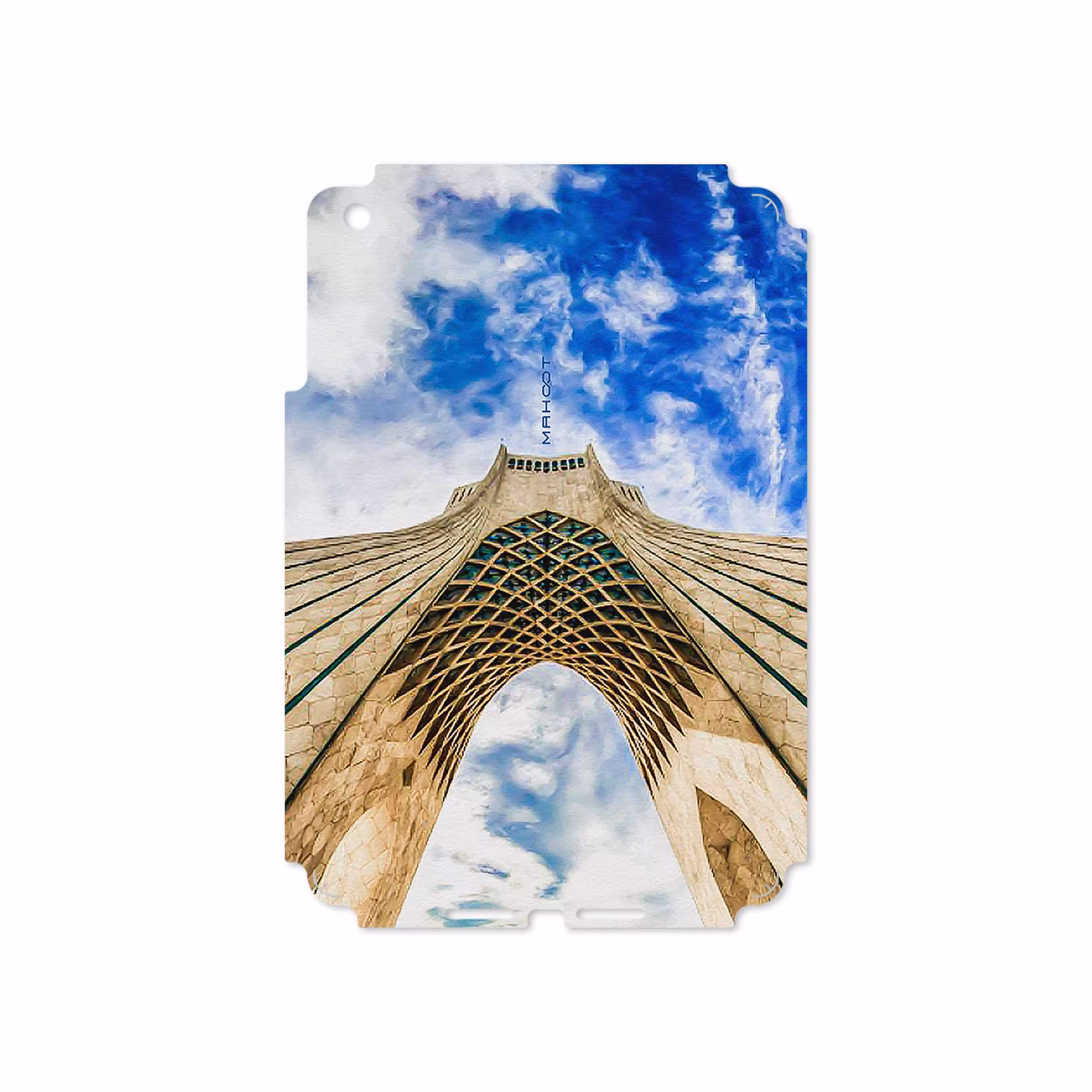 برچسب پوششی ماهوت مدل AZADI-Tower مناسب برای تبلت اپل iPad mini 2012 A1455