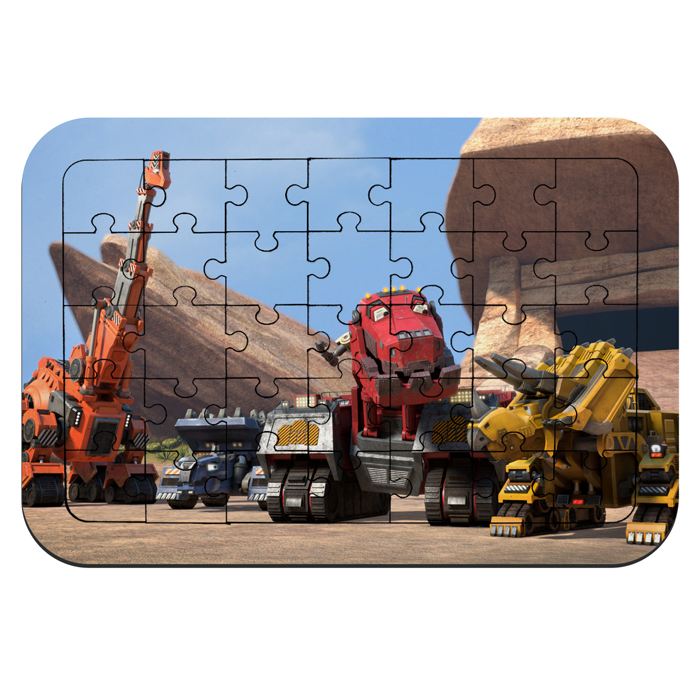 پازل 35 تکه طرح انیمیشن ماشیناسورها مدل NI716