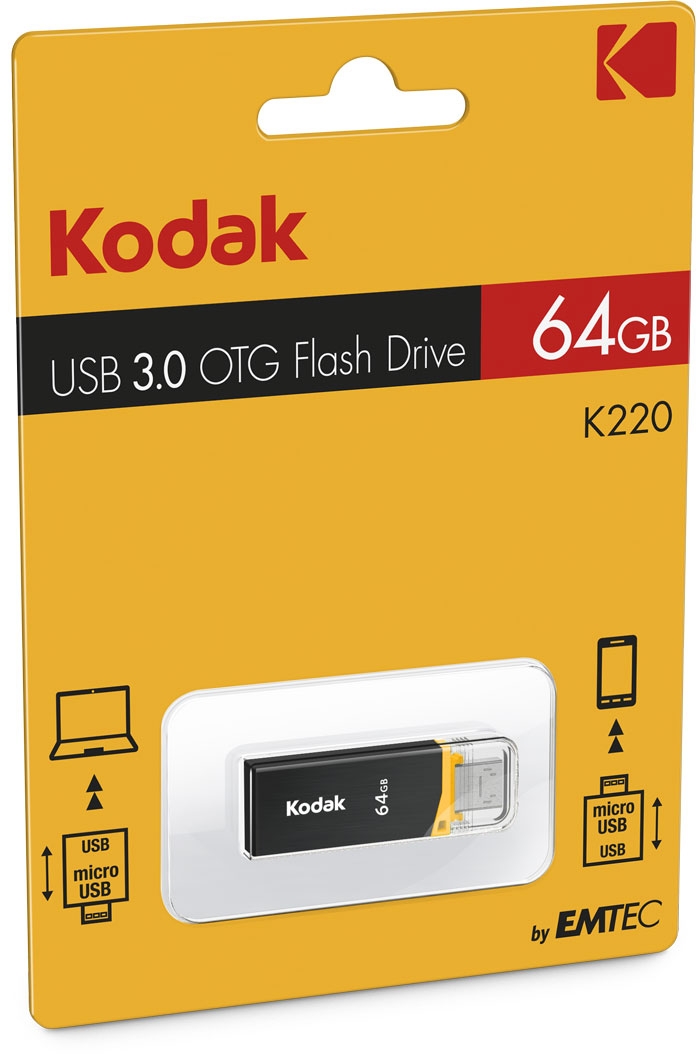 فلش مموری کداک K220 ظرفیت 64 گیگابایت