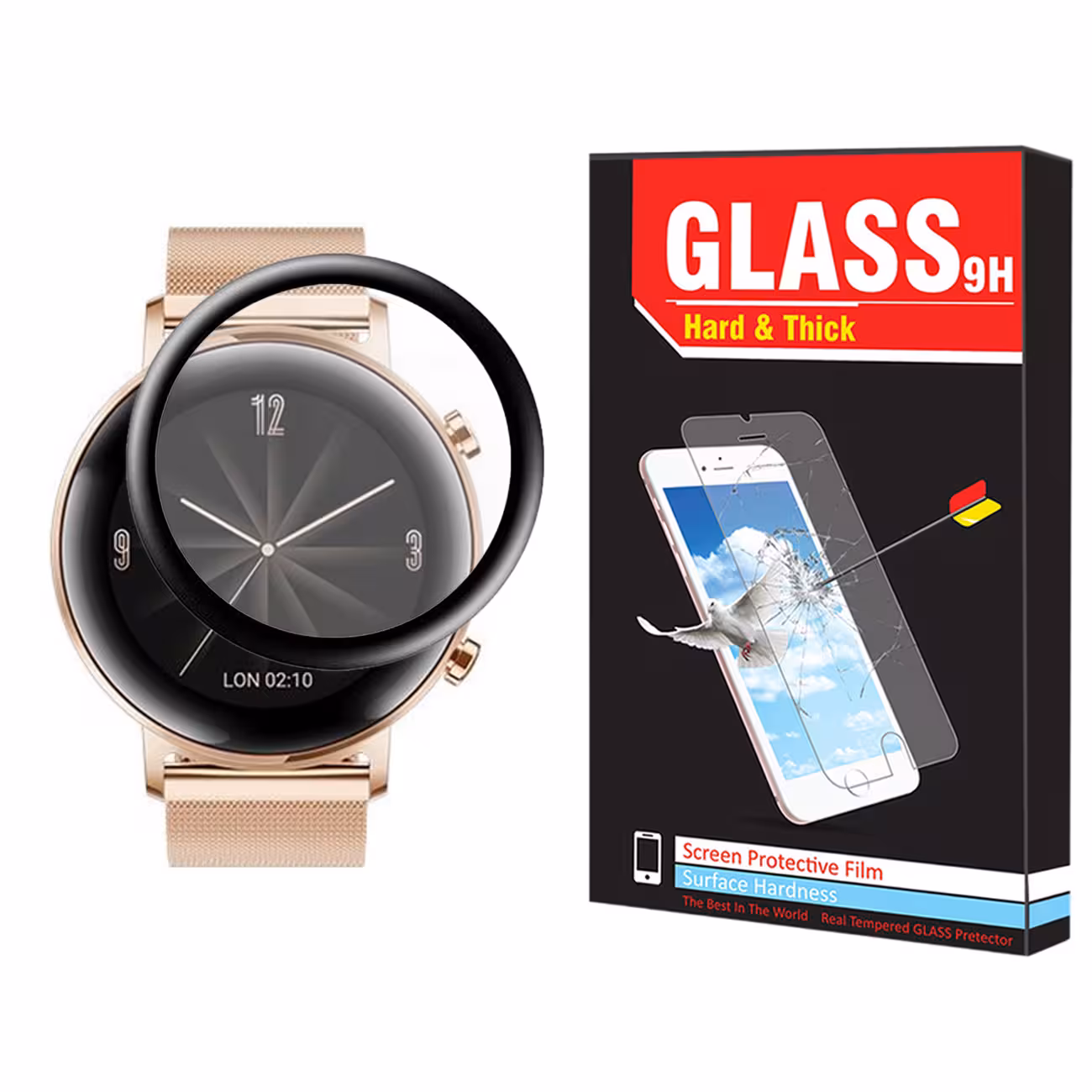 محافظ صفحه نمایش نانو هارد اند تیک مدل NHT مناسب برای ساعت هوشمند هواوی Watch GT 2 42mm