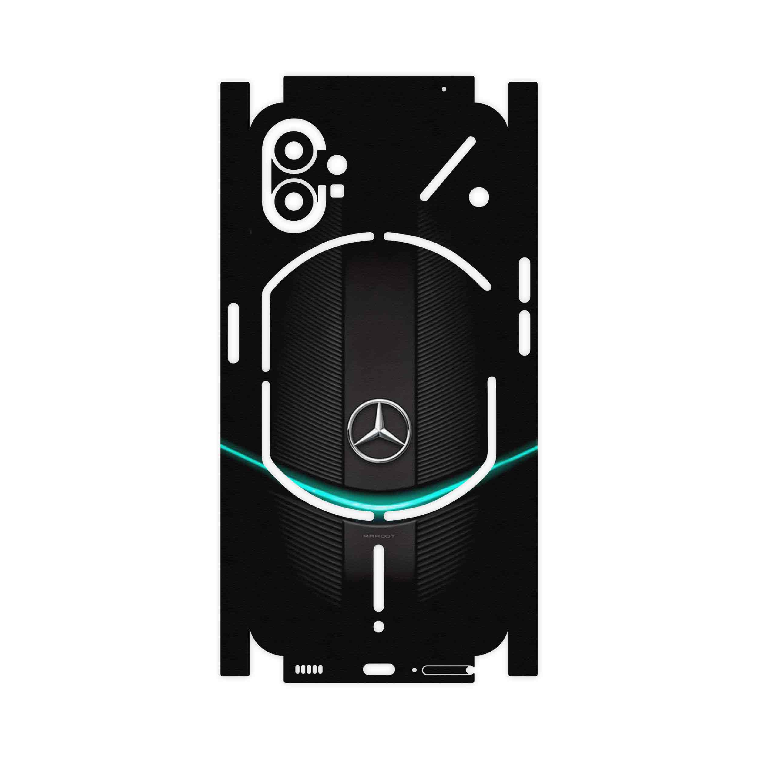 برچسب پوششی ماهوت مدل Mercedes_Benz-FullSkin مناسب برای گوشی موبایل ناتینگ Phone 1