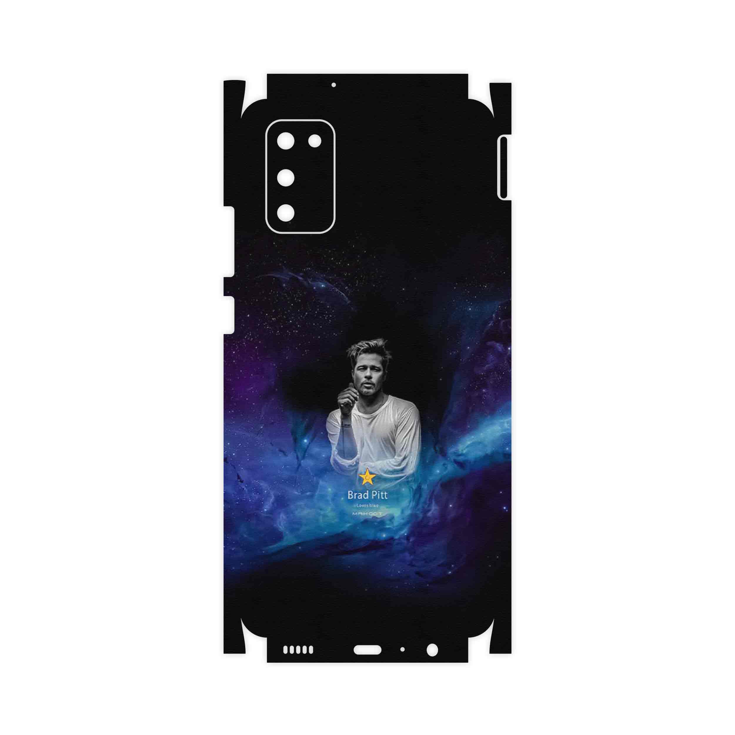 برچسب پوششی ماهوت مدل Brad Pitt-FullSkin مناسب برای گوشی موبایل سامسونگ Galaxy A02S