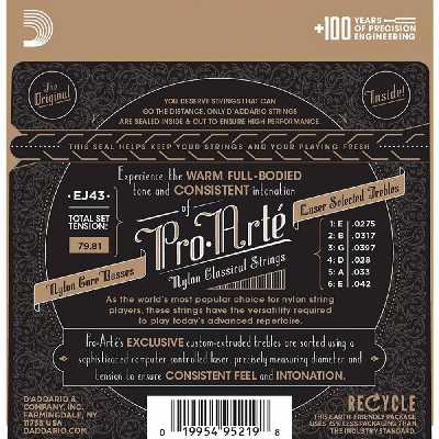 سیم گیتار کلاسیک داداریو مدل EJ43