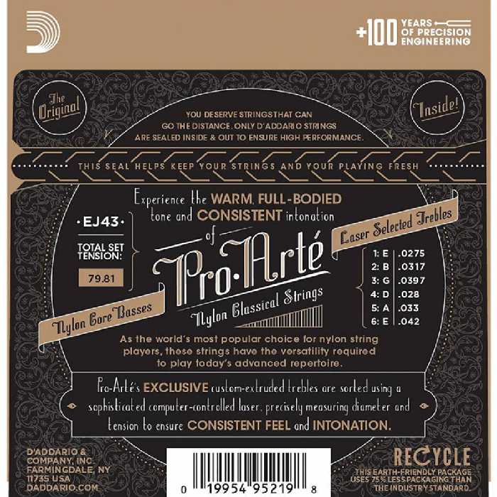 سیم گیتار کلاسیک داداریو مدل EJ43