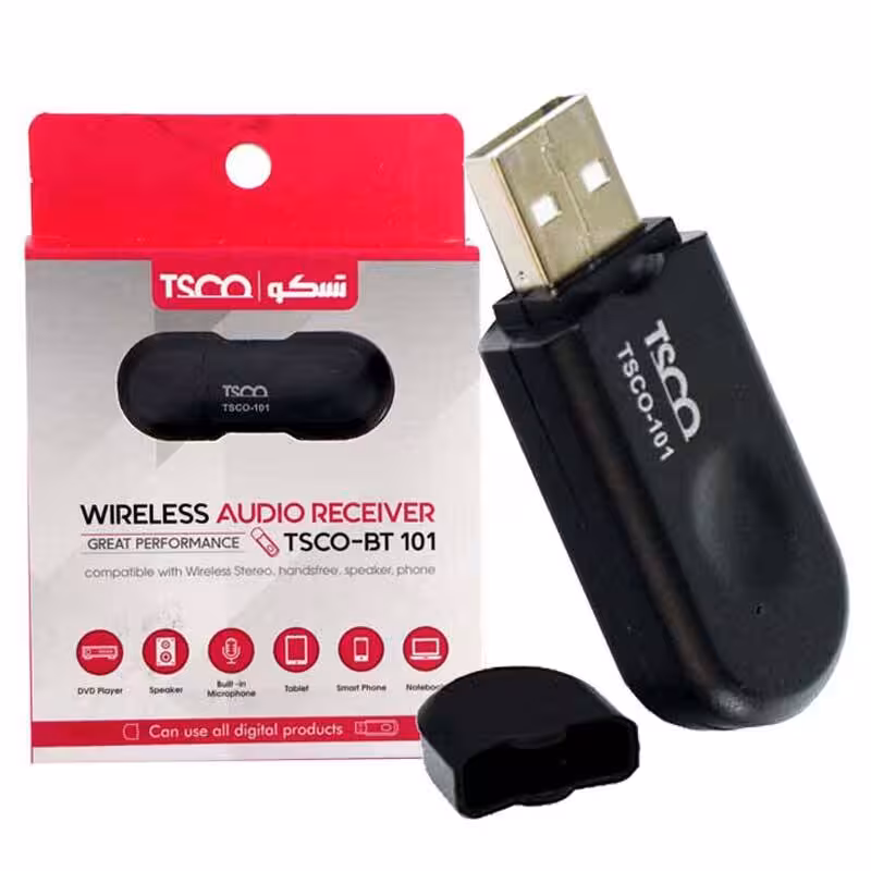 دانگل بلوتوث صدا (گیرنده) TSCO BT101 - یاسین کامپیوتر
