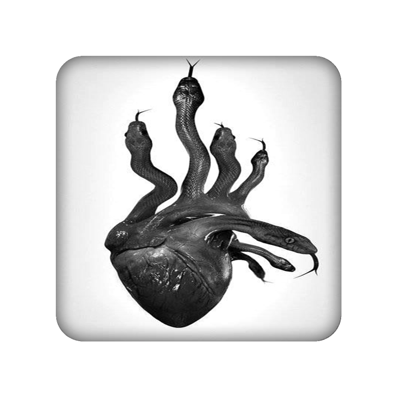 زیر لیوانی طرح قلب کد 1029