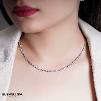 گردنبند استیل نقره ای Stainless Steel کد STN220